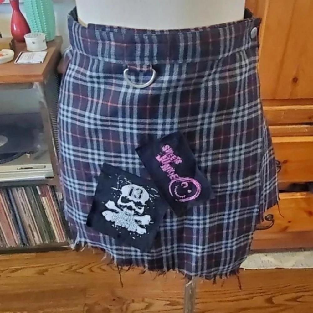 Punk skirt plaid kilt japanese goth school girl tripp kawaii mini lipservice - Picture 2 of 8